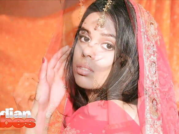 Sexy sexy movie babe Priya undressing in wedding dress